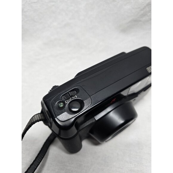 Pentax Zoom-90 Black Tele-Macro Auto Focus Point & Shoot Film Camera With Case - Picture 15 of 16